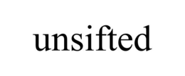 UNSIFTED trademark