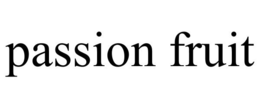 PASSION FRUIT trademark