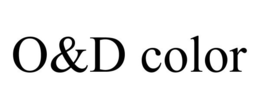 O&D COLOR trademark
