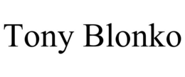 TONY BLONKO trademark