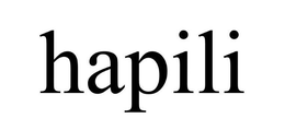 HAPILI trademark