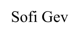 SOFI GEV trademark