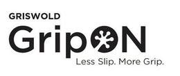 GRISWOLD GRIPON LESS SLIP. MORE GRIP. trademark
