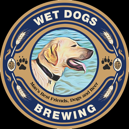 WET DOGS BREWING MAN'S BEST FRIENDS, DOGS AND BEER trademark