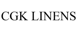 CGK LINENS trademark
