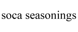 SOCA SEASONINGS trademark