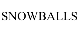 SNOWBALLS trademark