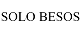 SOLO BESOS trademark