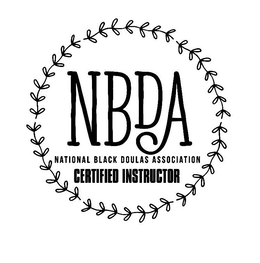 NBDA NATIONAL BLACK DOULAS ASSOCIATION CERTIFIED INSTRUCTOR trademark