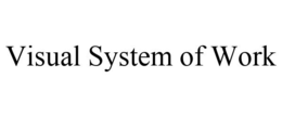VISUAL SYSTEM OF WORK trademark