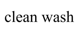 CLEAN WASH trademark