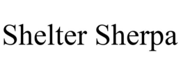SHELTER SHERPA trademark
