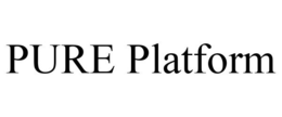 PURE PLATFORM trademark