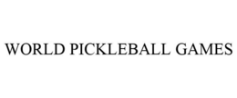 WORLD PICKLEBALL GAMES trademark