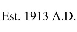 EST. 1913 A.D. trademark