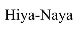 HIYA-NAYA trademark