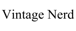 VINTAGE NERD trademark