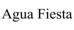 AGUA FIESTA trademark