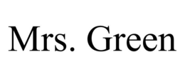 MRS. GREEN trademark