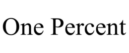 ONE PERCENT trademark