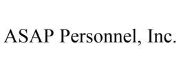 ASAP PERSONNEL, INC. trademark
