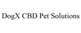 DOGX CBD PET SOLUTIONS trademark