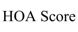 HOA SCORE trademark