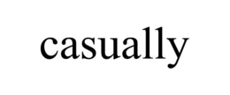 CASUALLY trademark