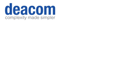 DEACOM COMPEXITY MADE SIMPLER trademark
