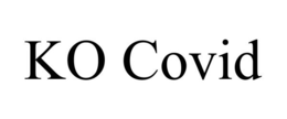 KO COVID trademark