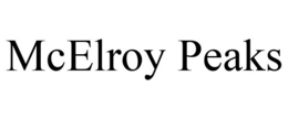 MCELROY PEAKS trademark