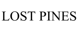 LOST PINES trademark