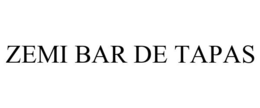 ZEMI BAR DE TAPAS trademark