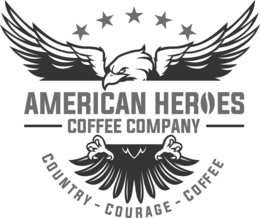 AMERICAN HEROES COFFEE COMPANY COUNTRY - COURAGE - COFFEE trademark