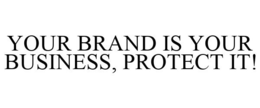 YOUR BRAND IS YOUR BUSINESS, PROTECT IT! trademark