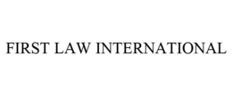 FIRST LAW INTERNATIONAL trademark