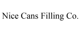 NICE CANS FILLING CO. trademark