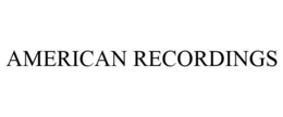 AMERICAN RECORDINGS trademark