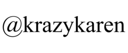 @KRAZYKAREN trademark