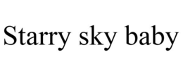 STARRY SKY BABY trademark