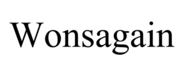 WONSAGAIN trademark