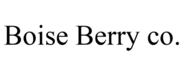 BOISE BERRY CO. trademark