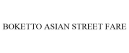 BOKETTO ASIAN STREET FARE trademark