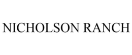 NICHOLSON RANCH trademark