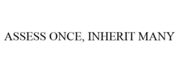 ASSESS ONCE, INHERIT MANY trademark