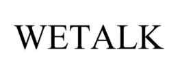 WETALK trademark