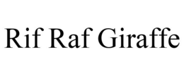 RIF RAF GIRAFFE trademark