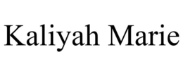 KALIYAH MARIE trademark