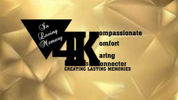IN LOVING MEMORY 4K S KOMPASSIONATE KOMFORT KARING KONNECTOR CREATING LASTING MEMORIES trademark