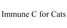 IMMUNE C FOR CATS trademark